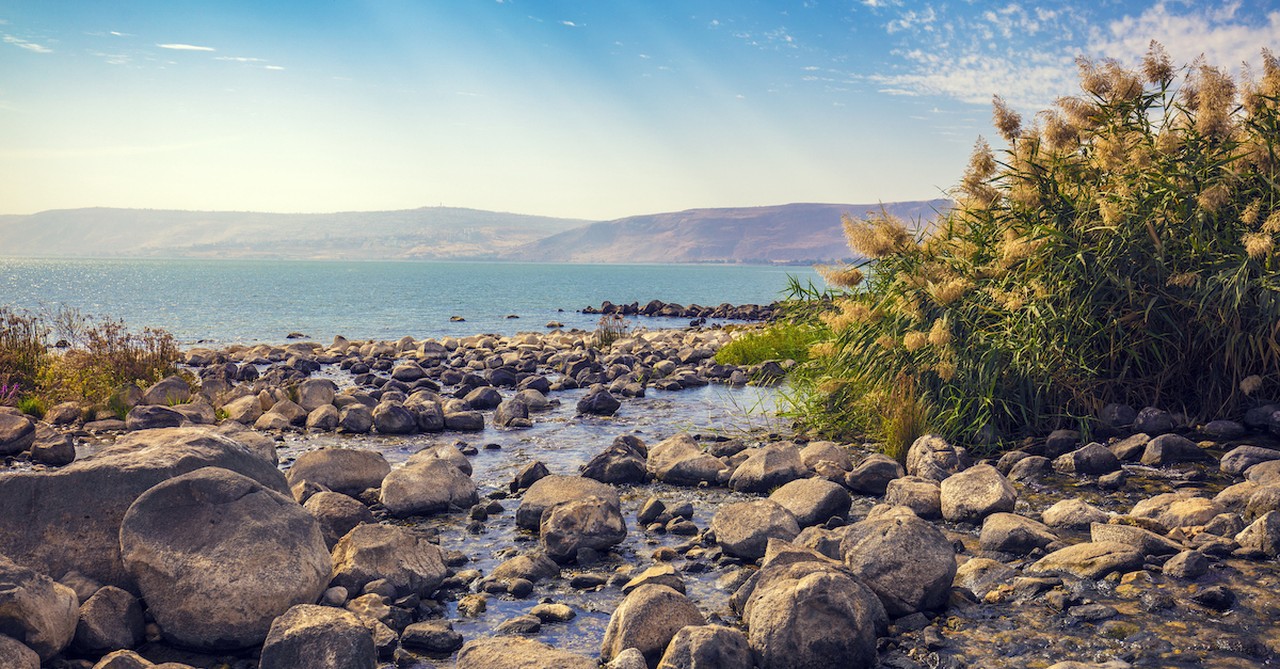 seaside shore by the Sea of Galilee, Capernaum