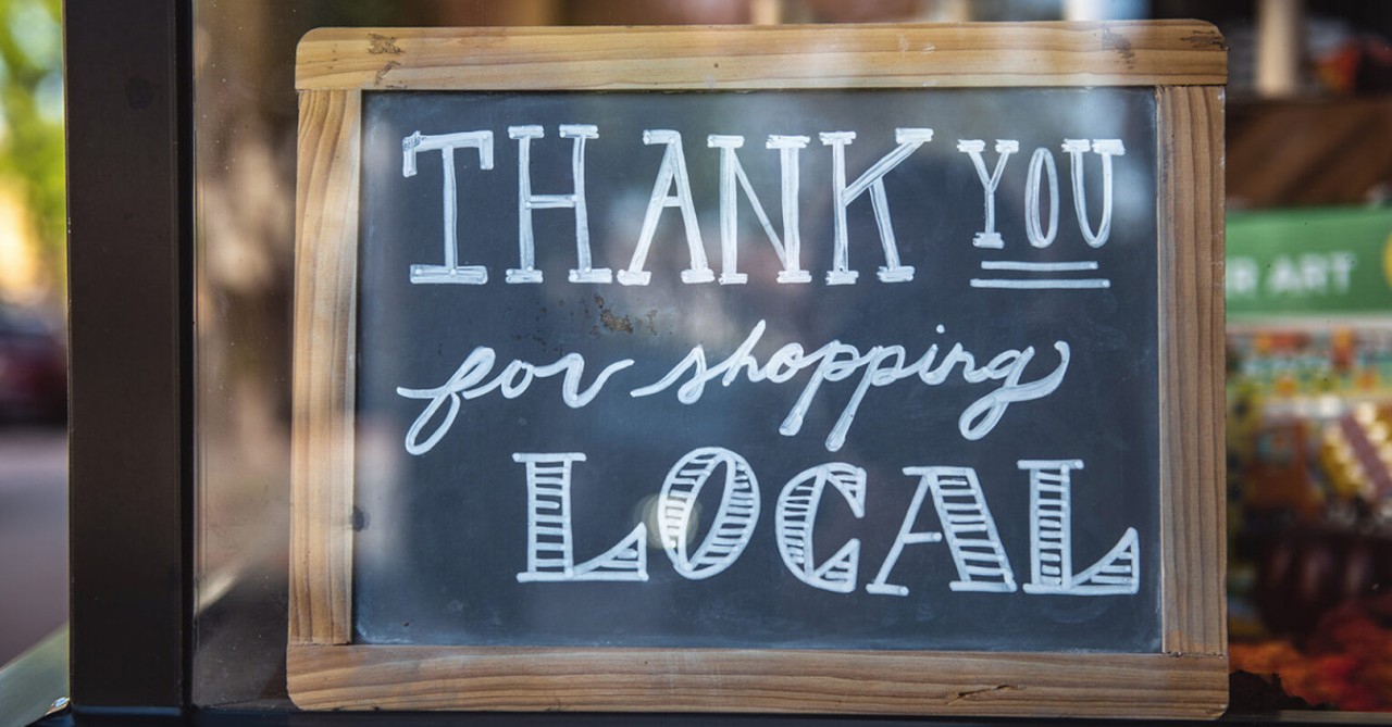 A shopping local sign, what we profess on Sunday ought to apply on Black Friday