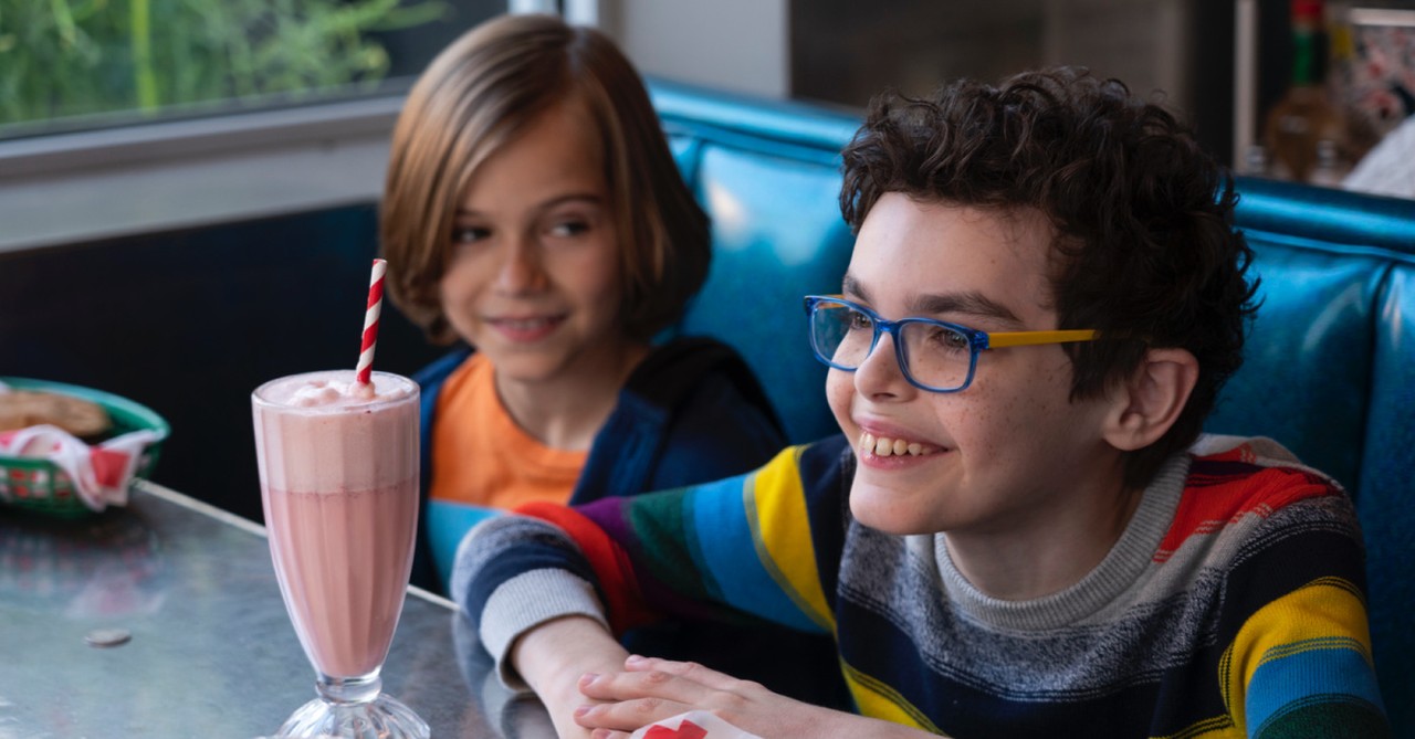 two kids sitting at a table from The Unbreakable Boy, 5 new Christian movies in 2022 you'll want to watch