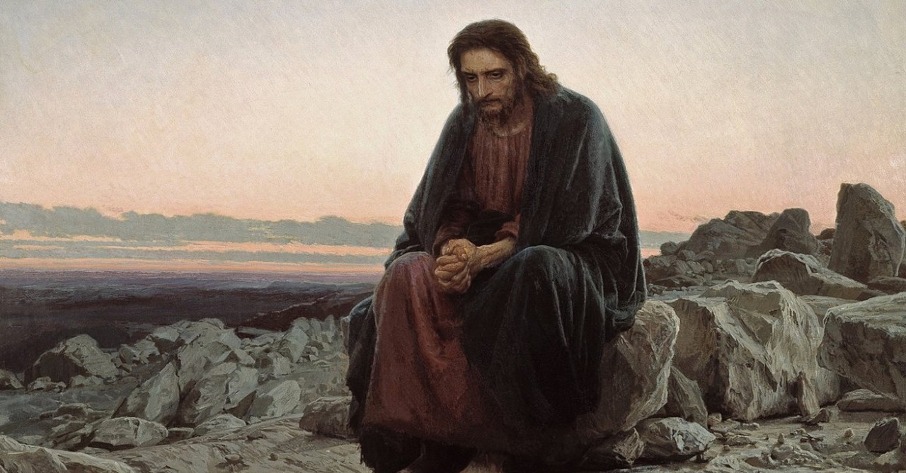 Christ in the Wilderness - Ivan Kramskoy