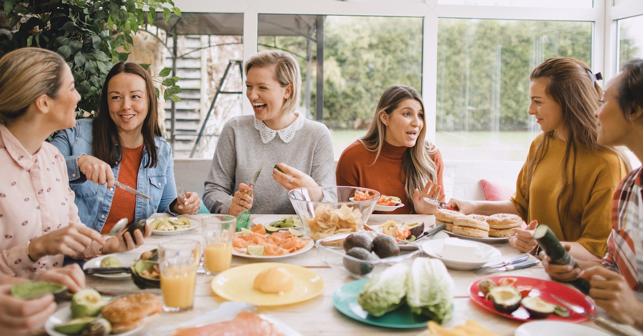 Women having brunch