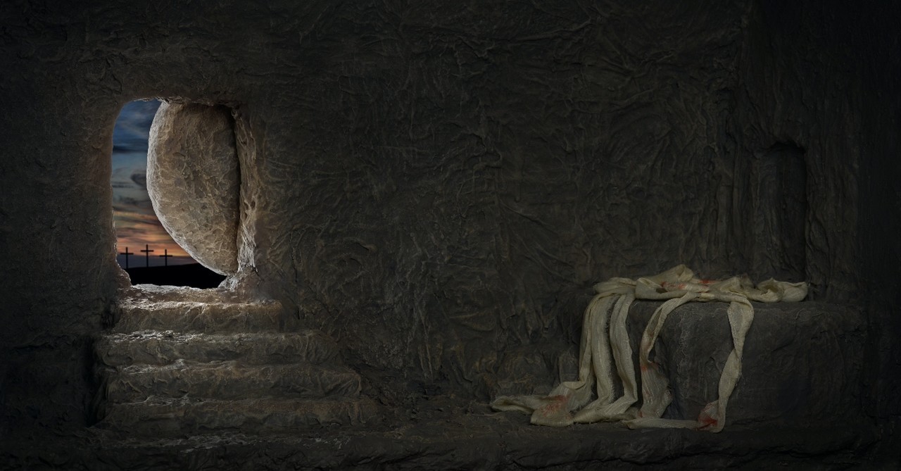 Empty tomb with graveclothes, did jesus descend into hell before his resurrection