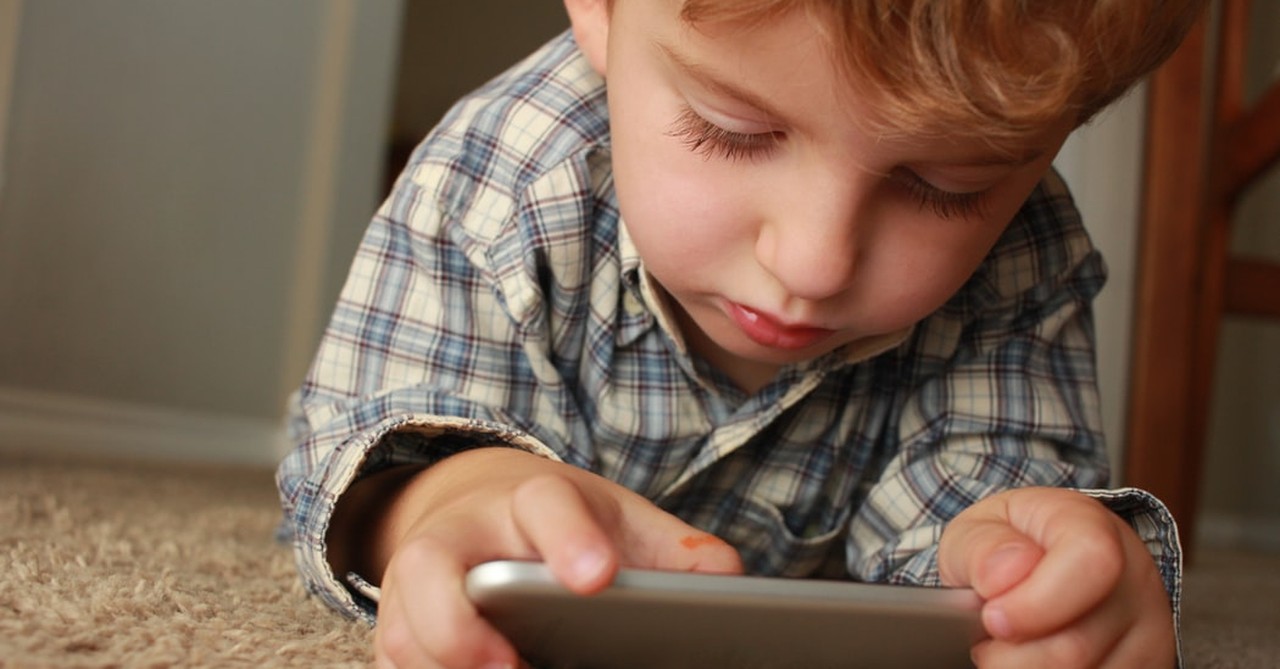 boy on phone