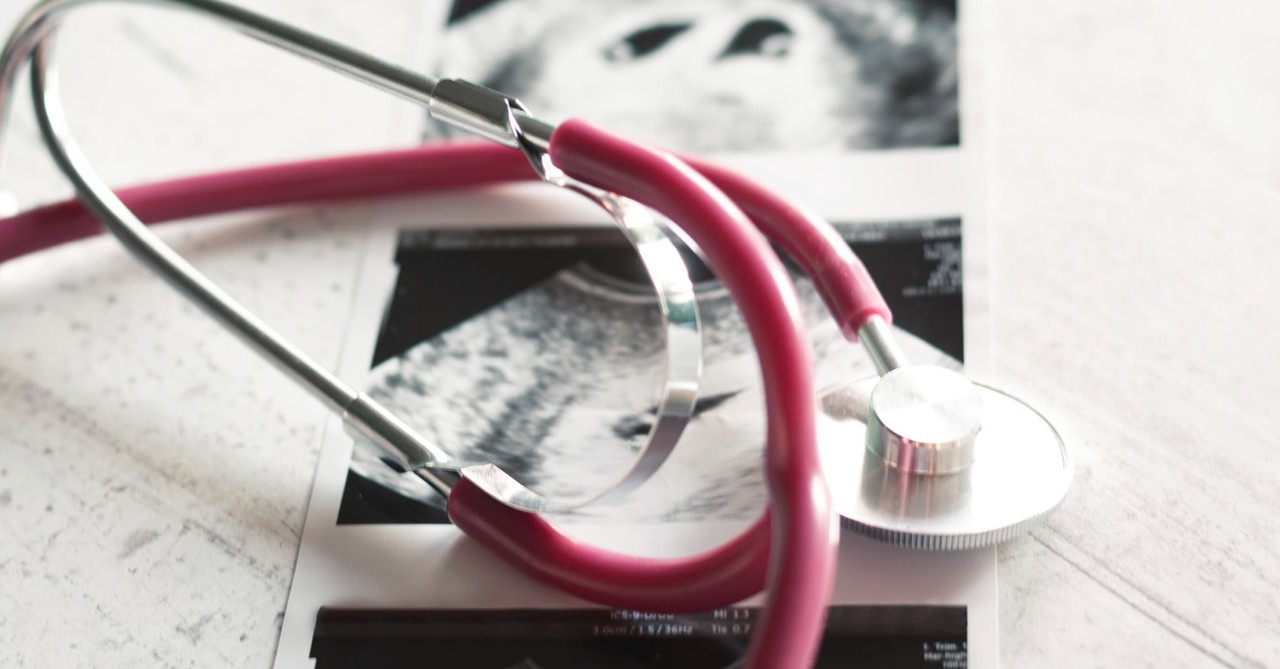 stethoscope sitting on x-ray