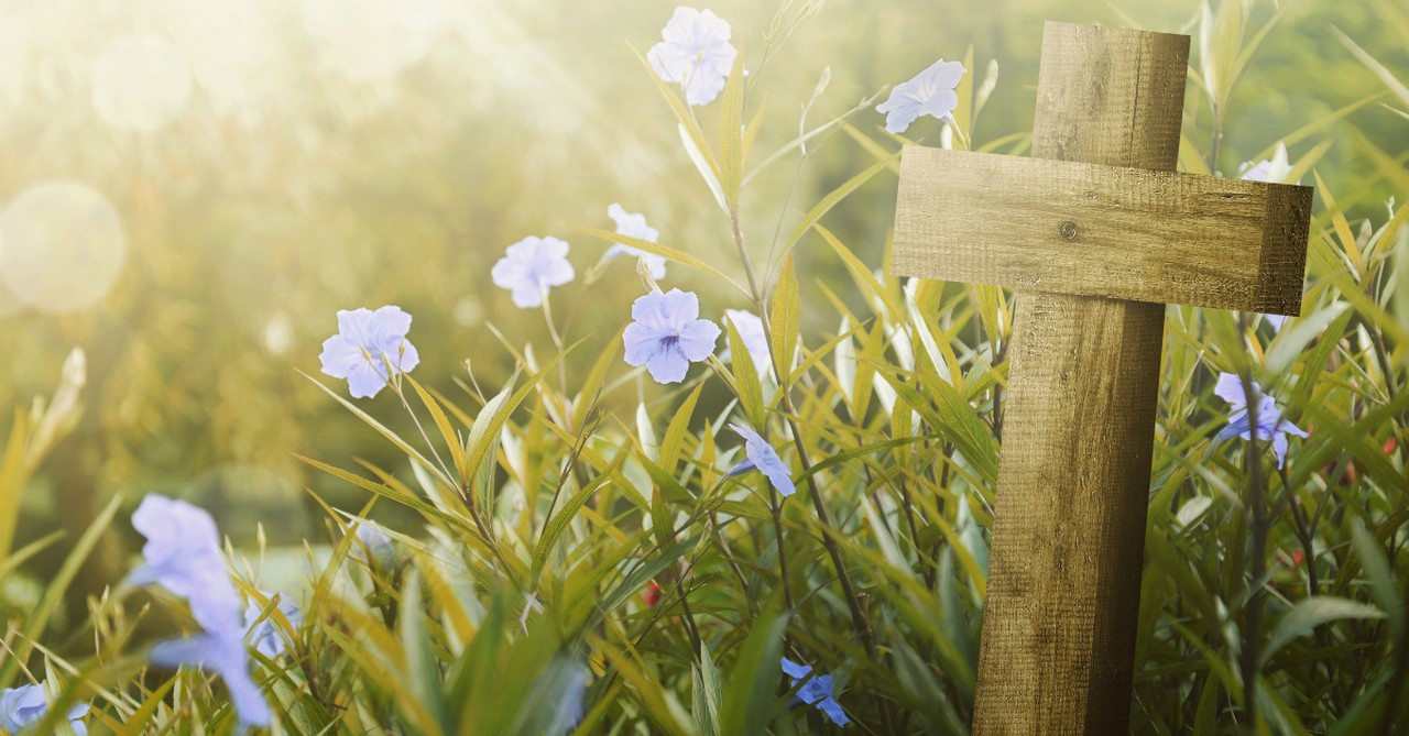 wooden cross, resurrection garden unique easter traditions