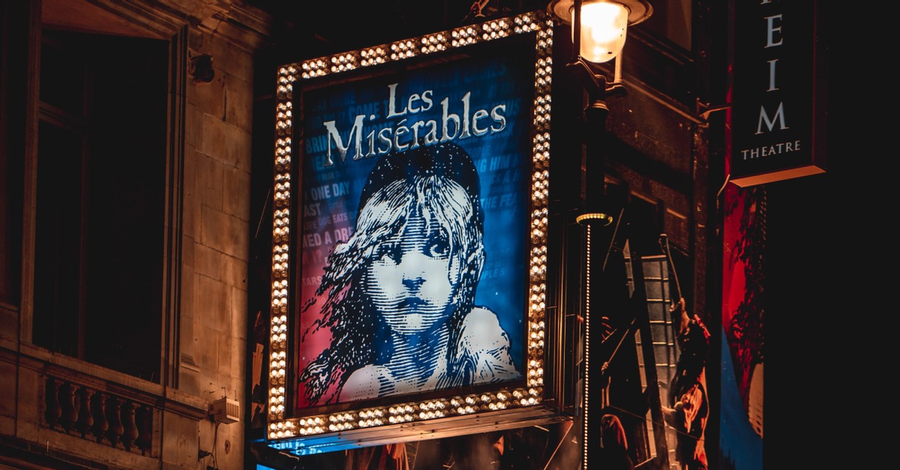 Les Miserables play poster