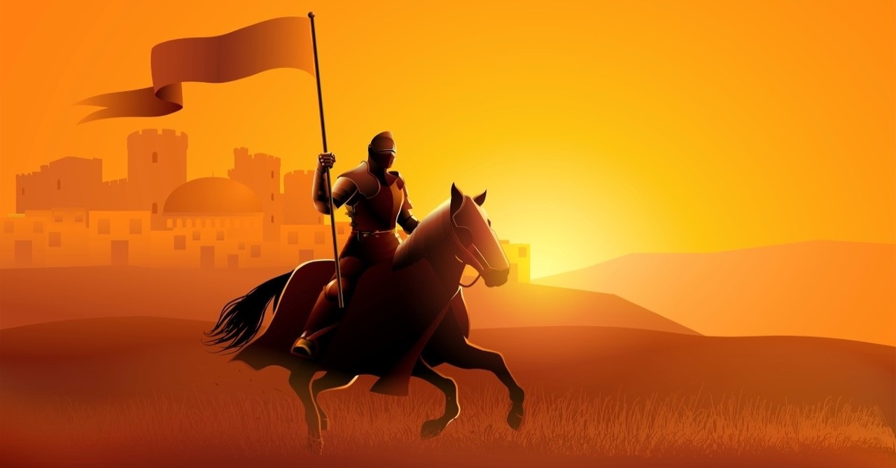 knight on horse