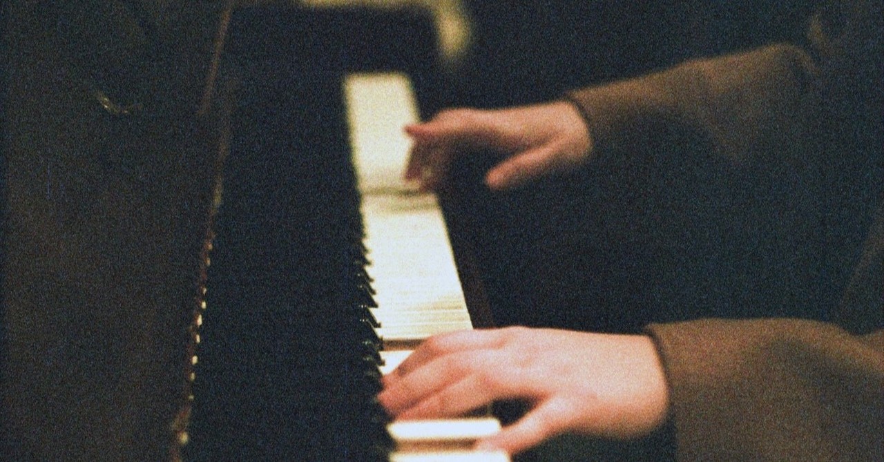 man playing piano