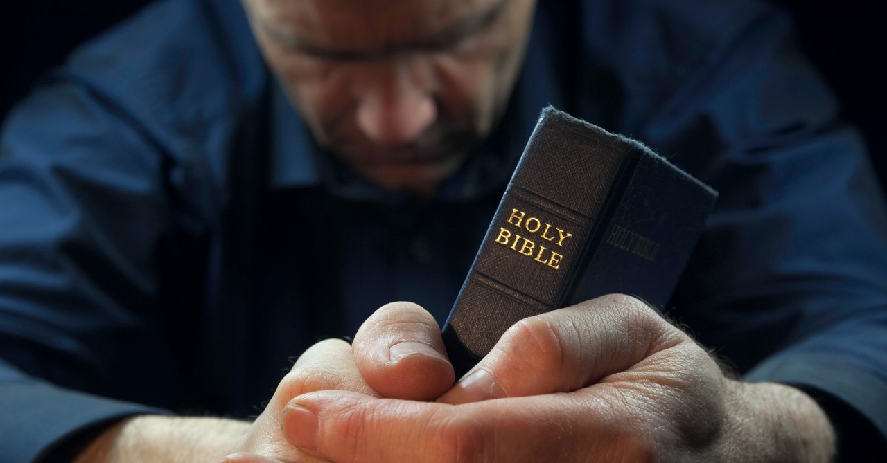 Man praying