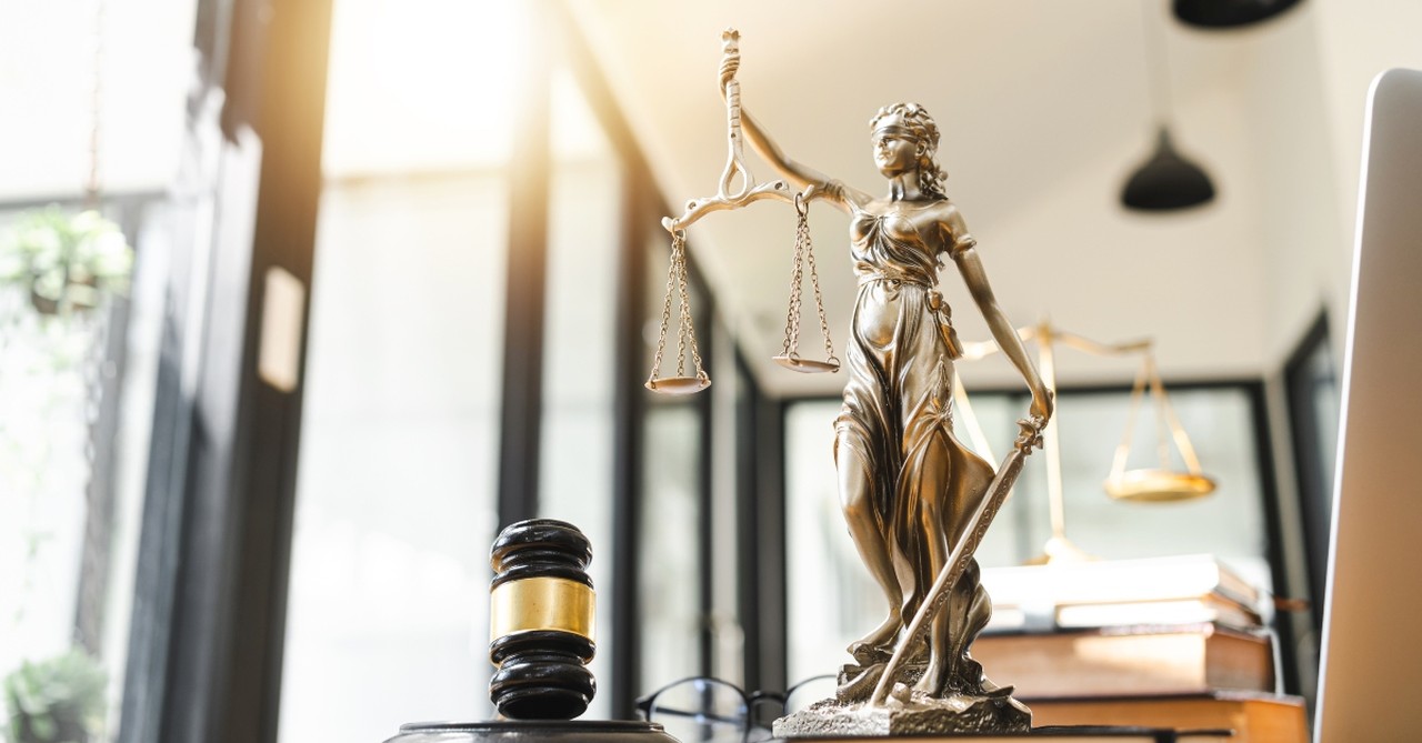 Lady Justice and gavel