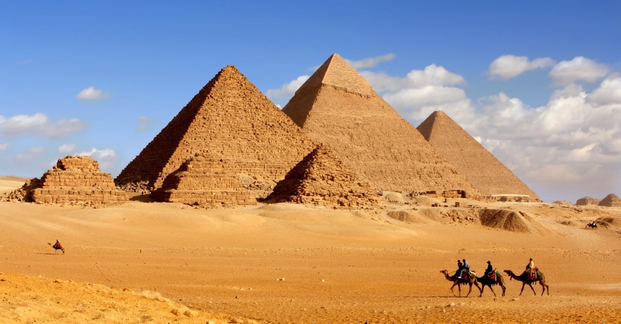 The pyramids in Egypt