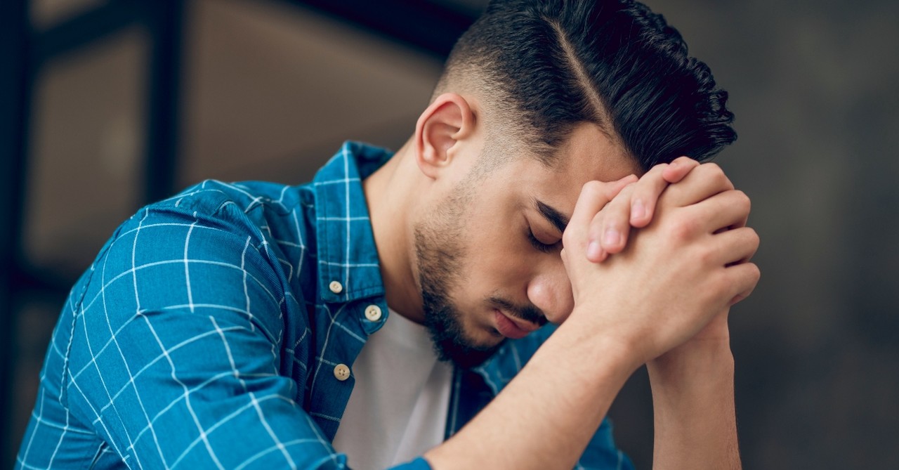 Man praying