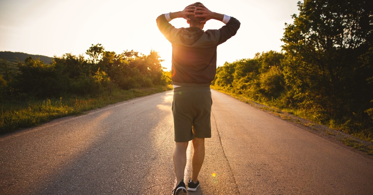 Man stalled in running