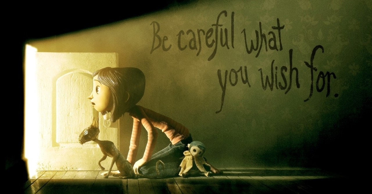 coraline movie, scary family friendly movies for halloween