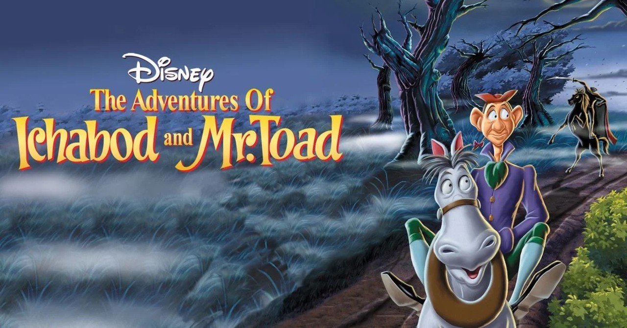 the adventures of ichabod and mr toad, scary famiy friendly movies for halloween