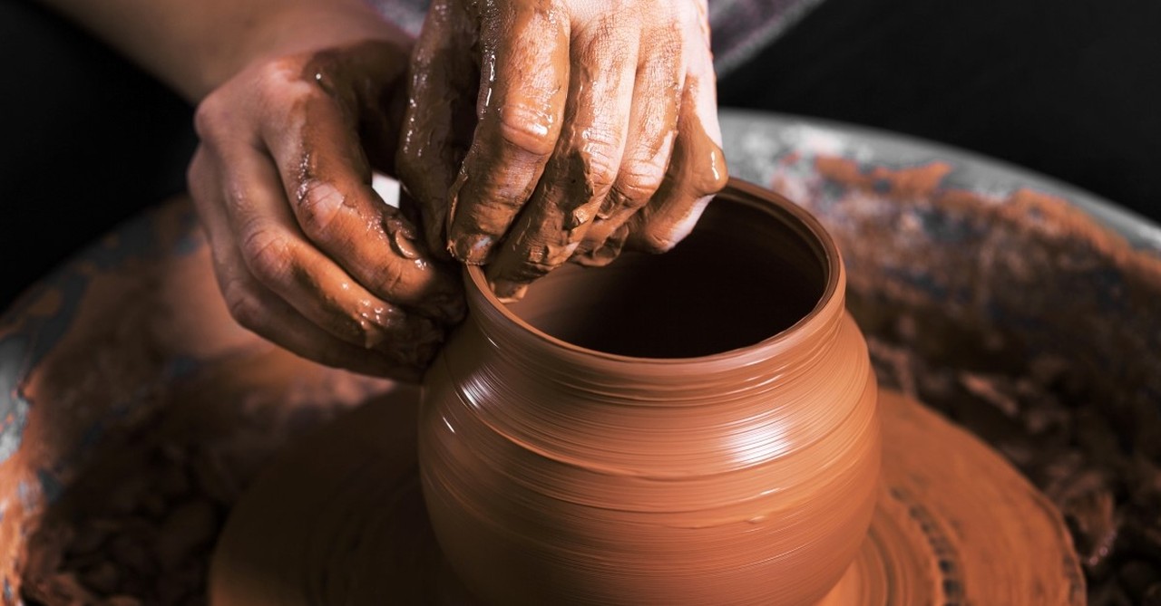 making clay