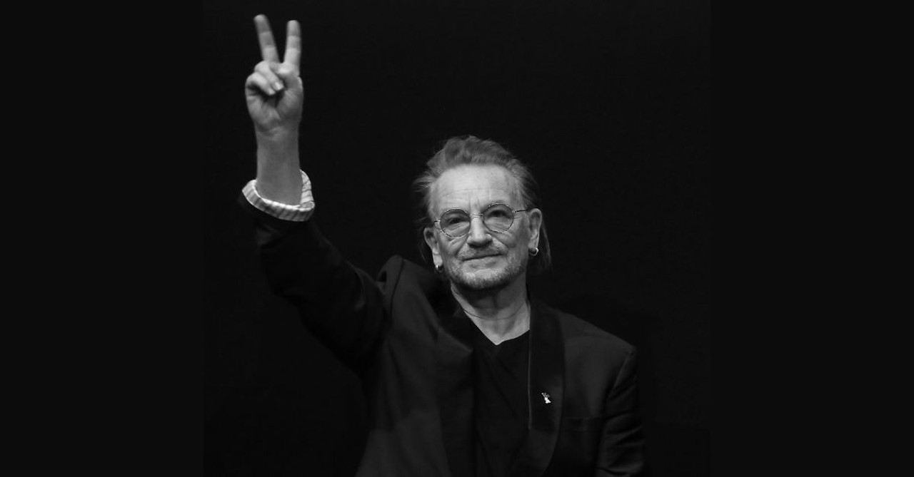 Bono; tribute to those who lost their lives at a music festival in Israel.