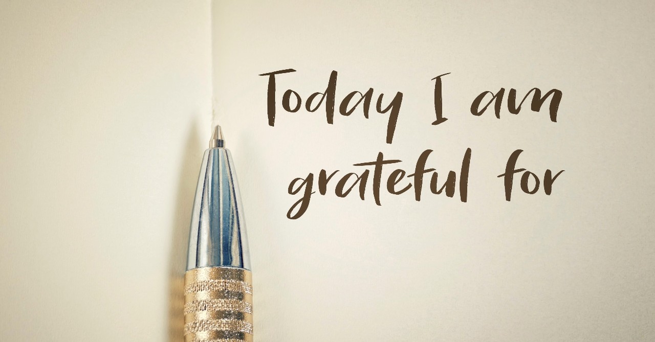 Today I am Grateful For notepad and pen