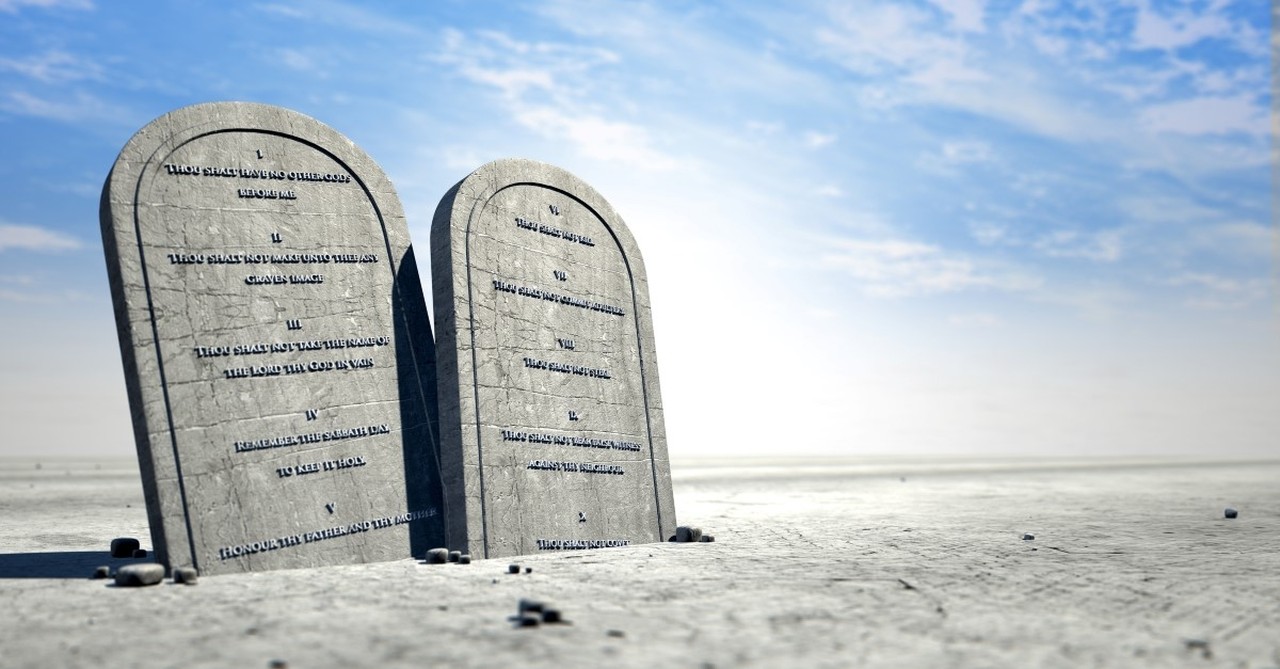ten commandment slabs