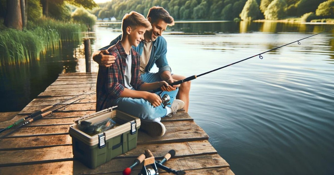 Father and son fishing; how can I honor my dad on Father's Day?