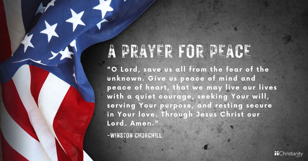 Prayer for Peace by Winston Churchill