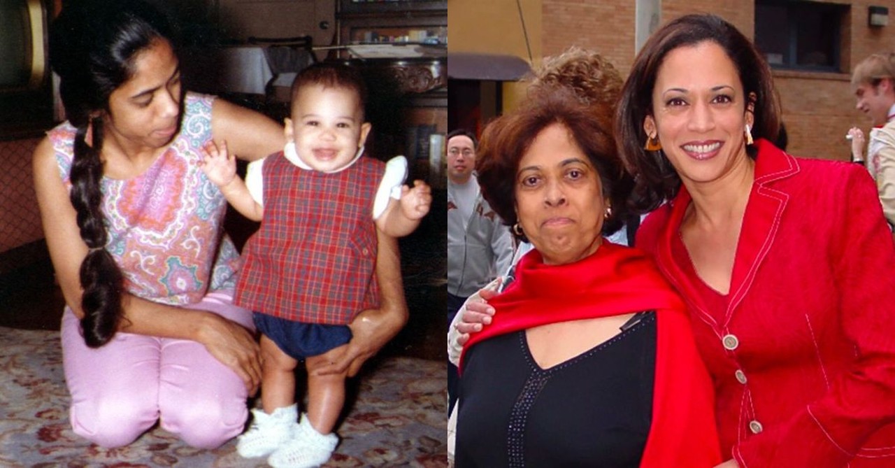 Kamala Harris and Mom