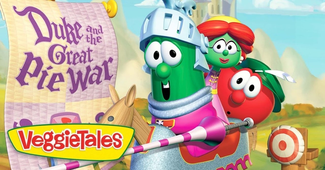 Duke and the Great Pie War 2005 VeggieTales movie, movies about ruth