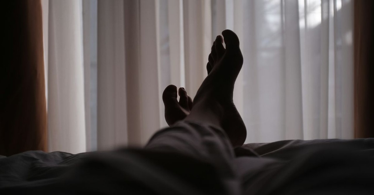 Feet Up at Night