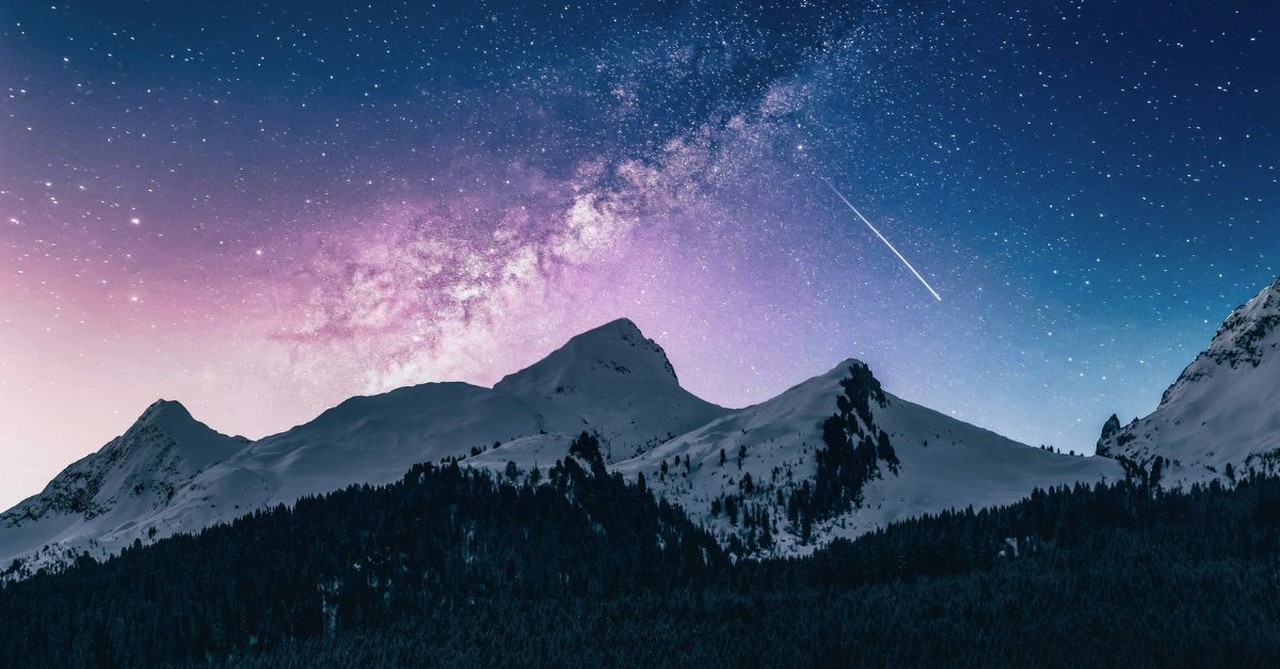 Mountains at night; a prayer for when we need assurance of God's favor