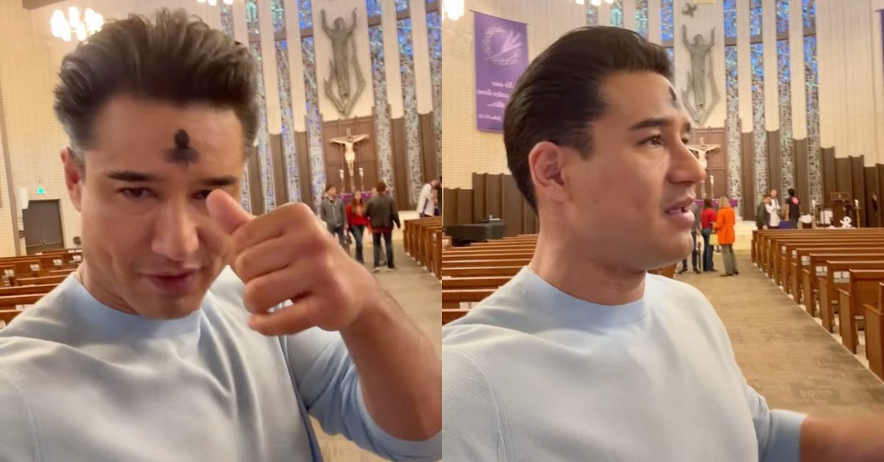 Mario Lopez; Ash Wednesday; Lent