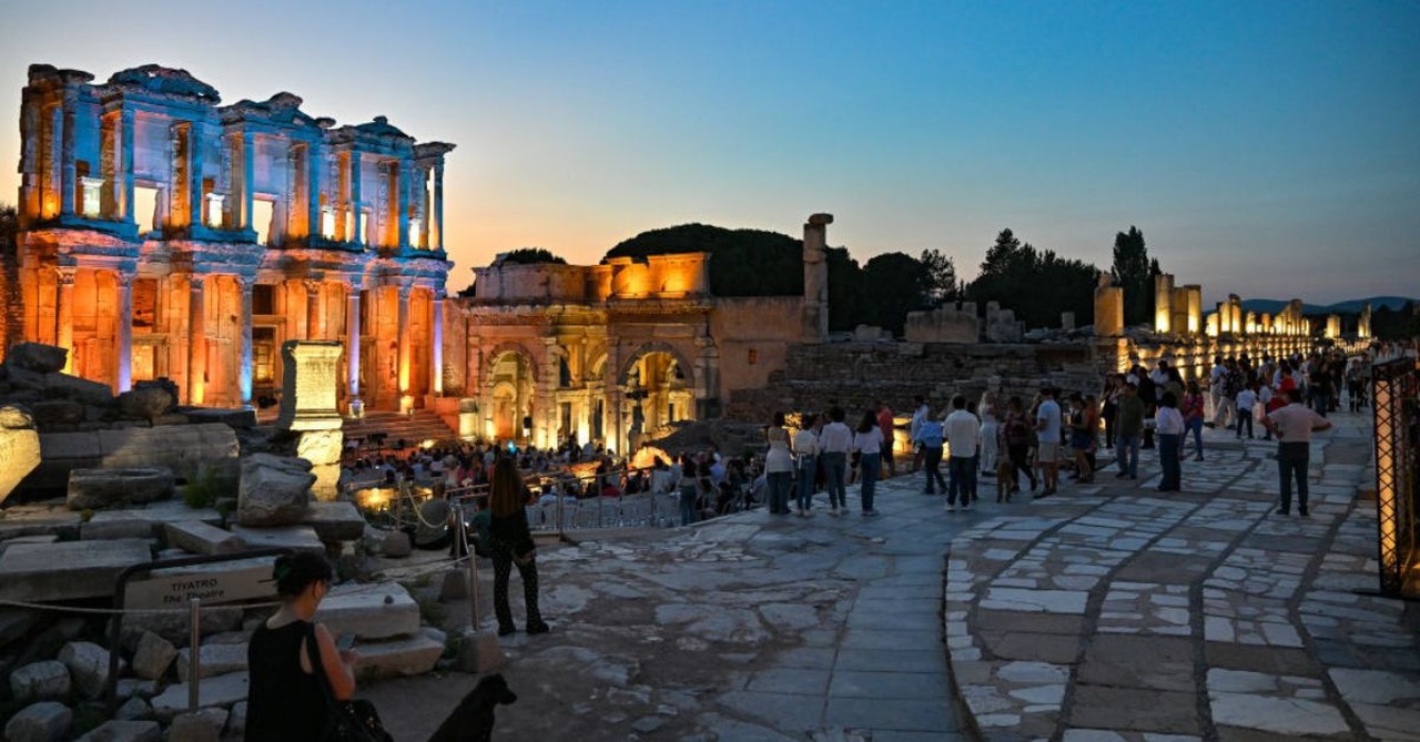 Selçuk, Turkey;  Ephesus from the Bible; Library of Celsus