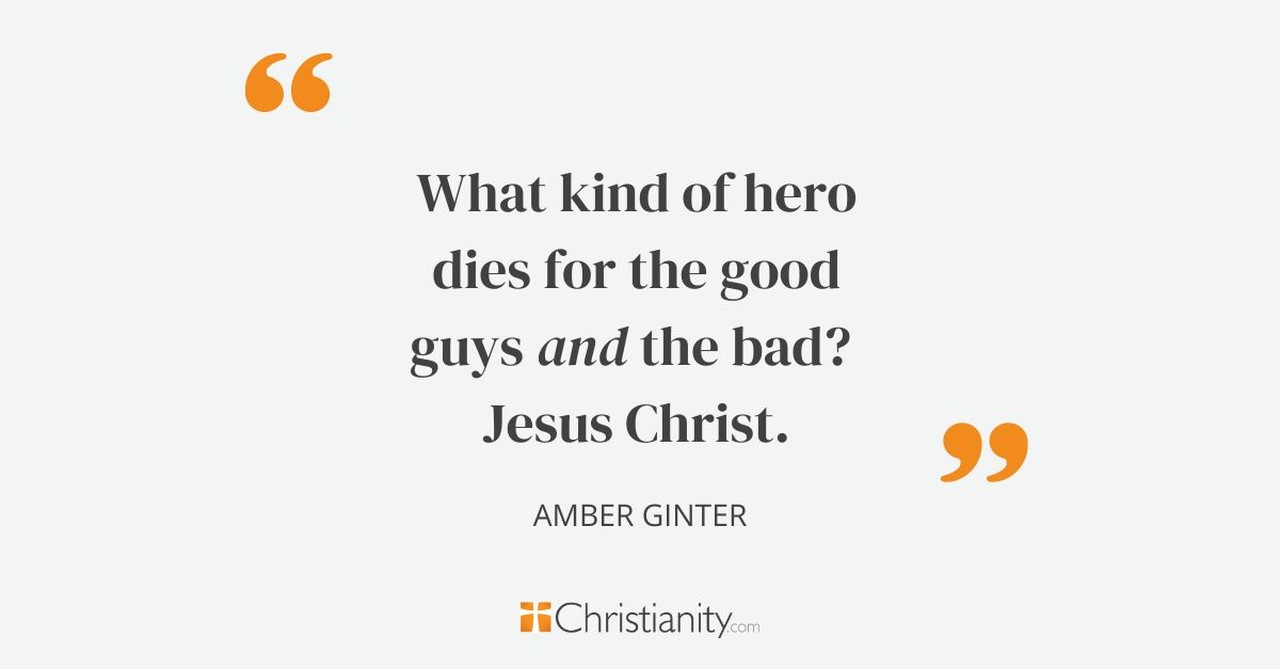 Quote from Superman article about Jesus dying for the good guys AND the bad guys