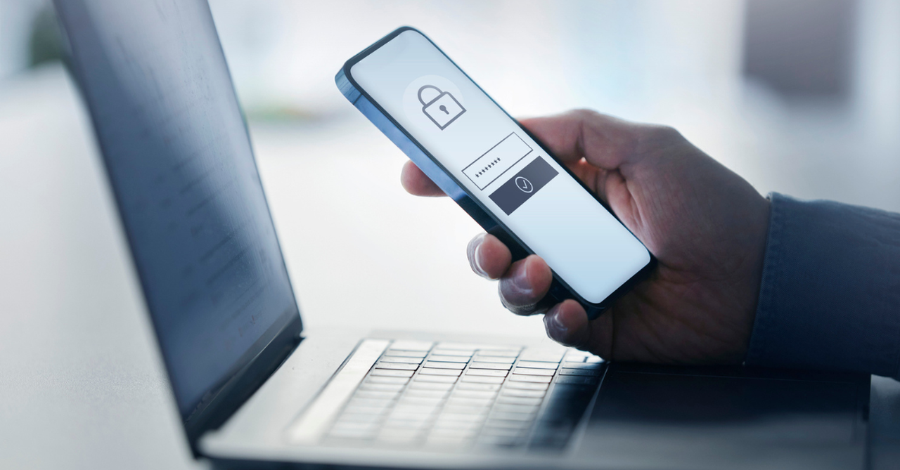 A lock icon over a smartphone (privacy/respect)