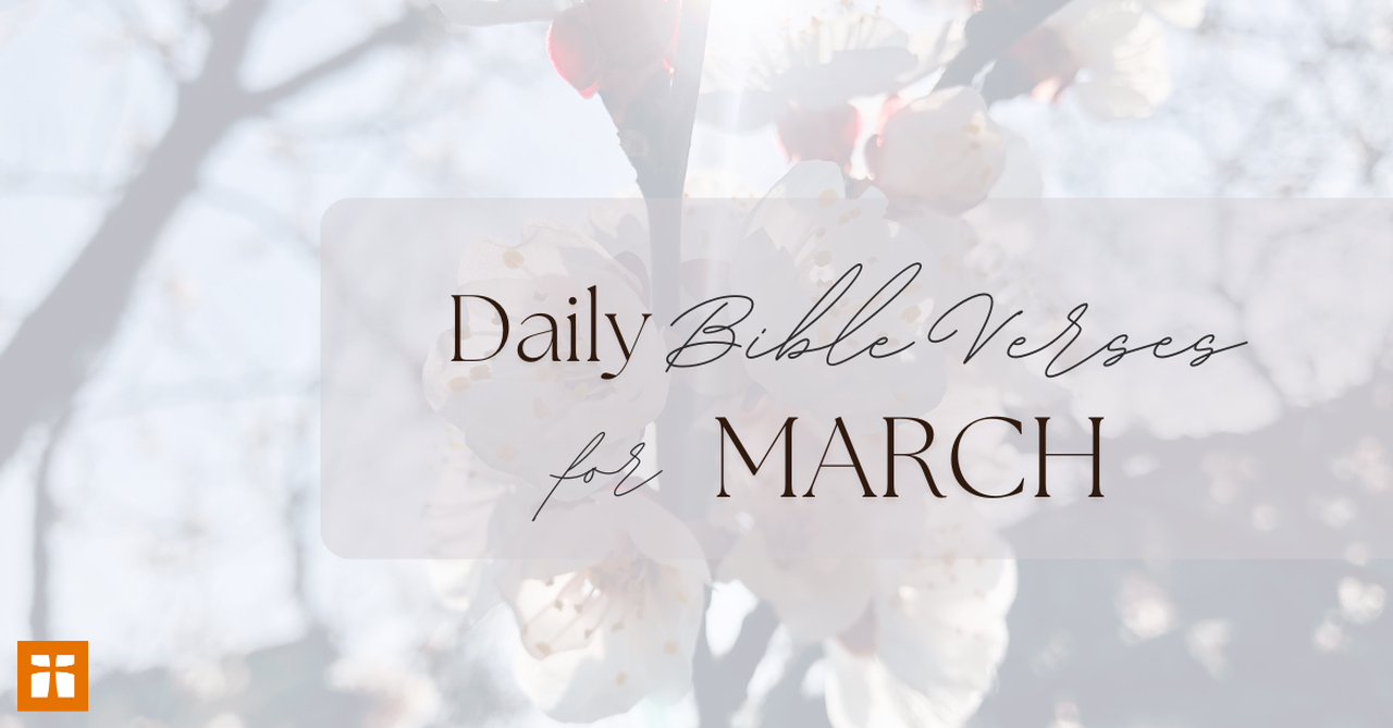 Daily Bible Verses for March