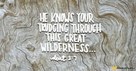 With Us in the Wilderness (Deuteronomy 2:7) - Your Daily Bible Verse - September 11