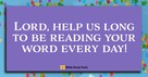 The Lost Word (2 Chronicles 34:15) - Your Daily Bible Verse - July 6