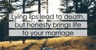 Build a Marriage Marked by Honesty - Crosswalk Couples Devotional - August 15