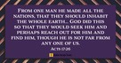 Made for This (Acts 17:26-27) - Your Daily Bible Verse - January 6