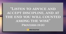 Godly Ways to Handle Correction (Proverbs 19:20) - Your Daily Bible Verse - February 6