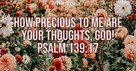 A Prayer to Remember His Thoughts toward Me - Your Daily Prayer - July 24