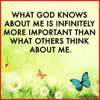 What God Knows About Me, What Others Think About Me