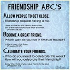 Friendship ABC's