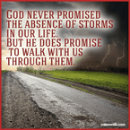 God Never Promised an Absence of Storms