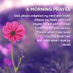 A Morning Prayer