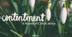 A Prayer for Contentment - Your Daily Prayer