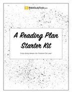 A Reading Plan Starter Kit