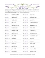 April Scripture Writing Guide