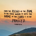 The Name of the Lord is to be Praised 