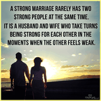 What Makes a Strong Marriage