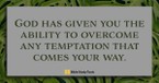 Staying Alert Against Temptation (1 Corinthians 10:13) - Your Daily Bible Verse - November 7